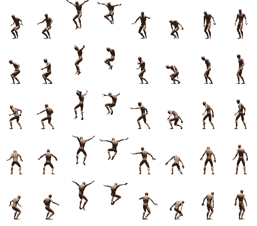 Omnidirectional enemy sprite sheet
